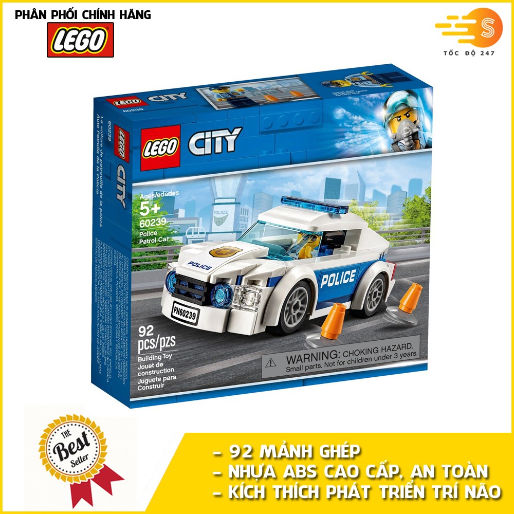 Xếp Hình LEGO 60239 Xe Tuần Tra Cảnh Sát