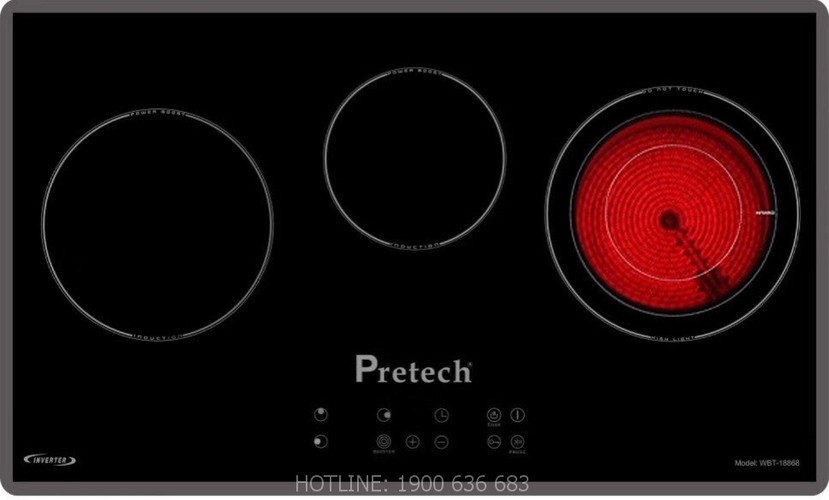 Bếp từ ba Pretech WBT-18868