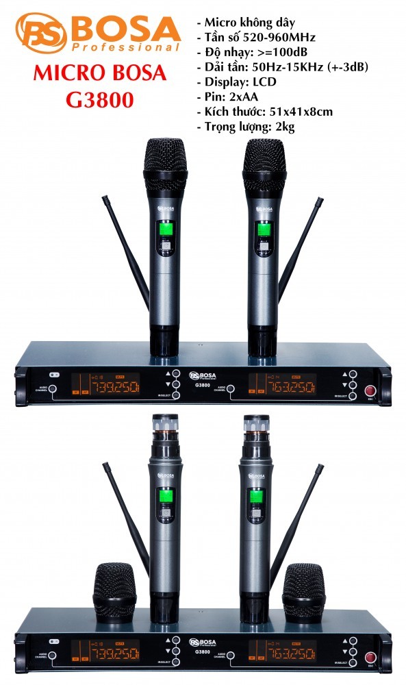 Micro karaoke Bosa G3800
