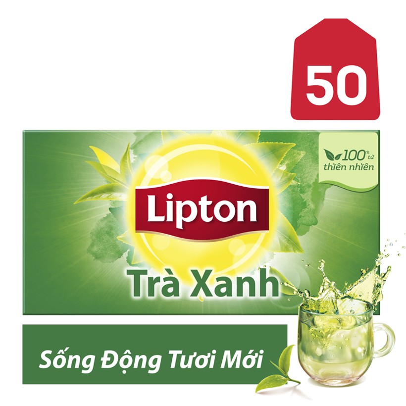 Trà Xanh Lipton Sống Động Tươi Mới