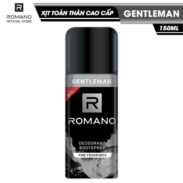 Xịt khử mùi romano gentleman 150ml
