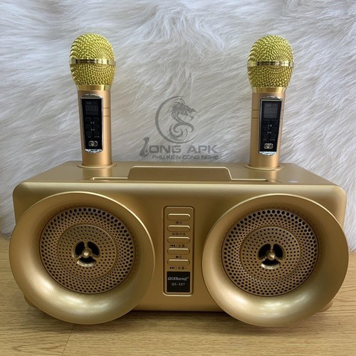 Loa bluetooth karaoke QiSheng QS-307 - kèm 2 micro