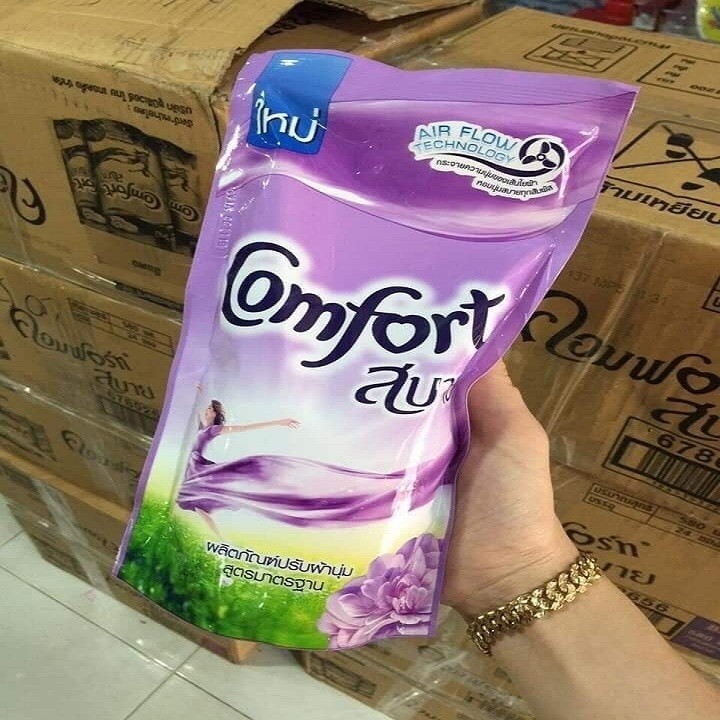 Combo 10 gói nước xả comfort thái 580ml chính hãng thái lan mẫu mới