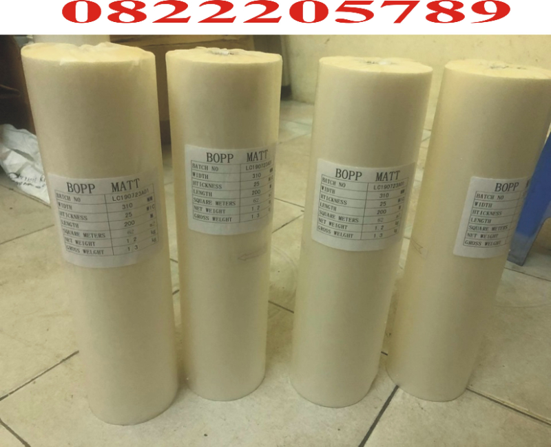 Cuận màng cán nhiệt mờ bopp matt khổ 31cmx200m