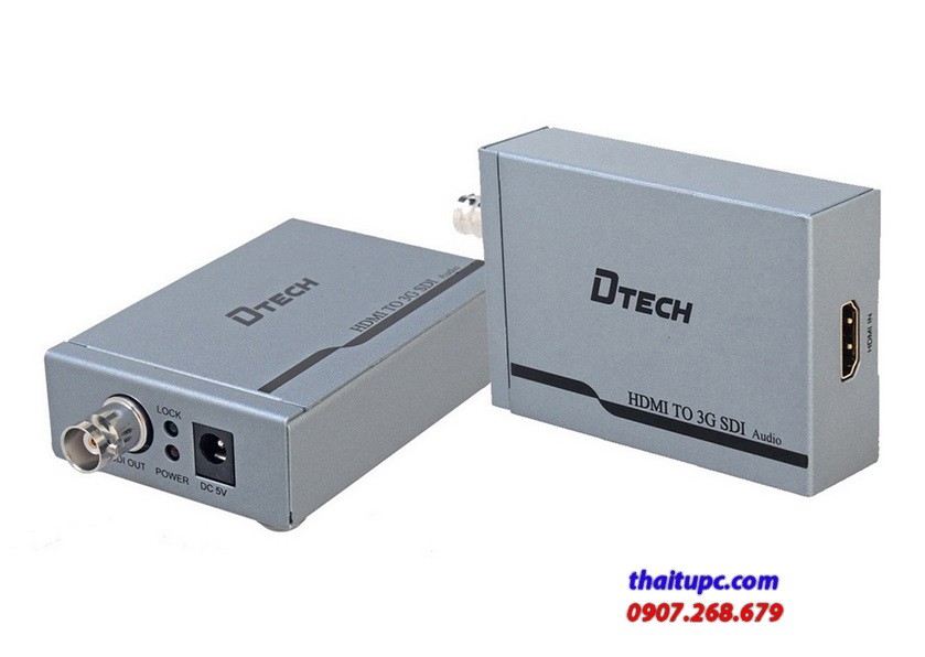 Bộ chuyển đổi HDMI sang SDI Dtech DT 6529 - hỗ trợ 1080P