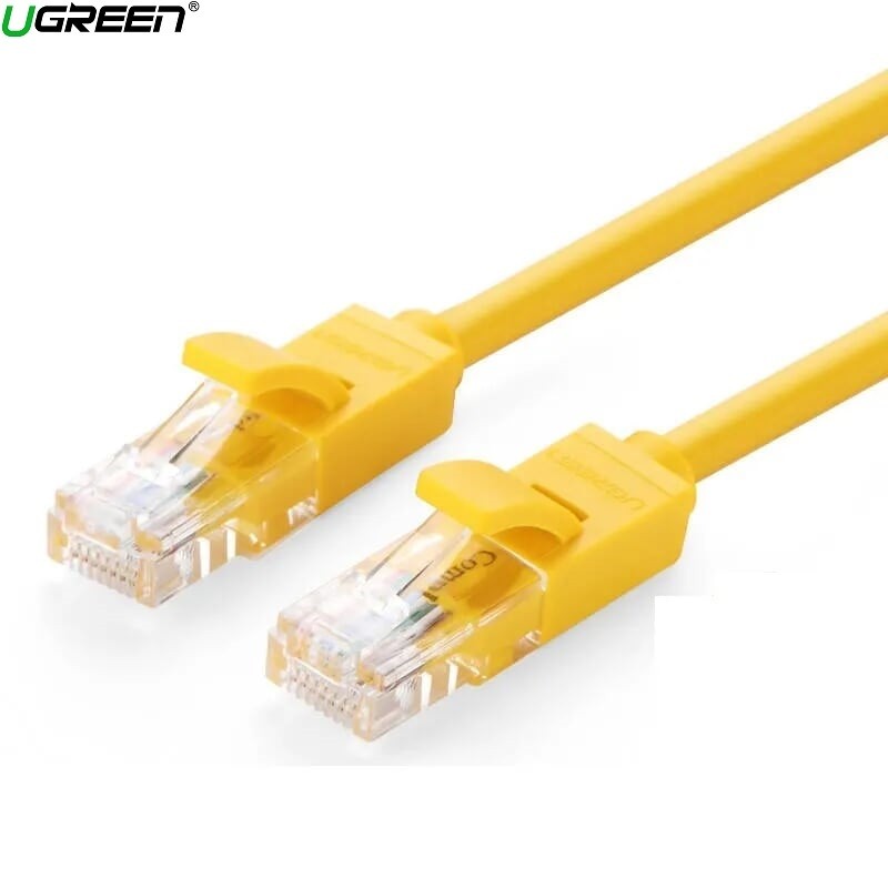 Cáp mạng lan cat5e upt ugreen 30642 10m màu vàng nw103