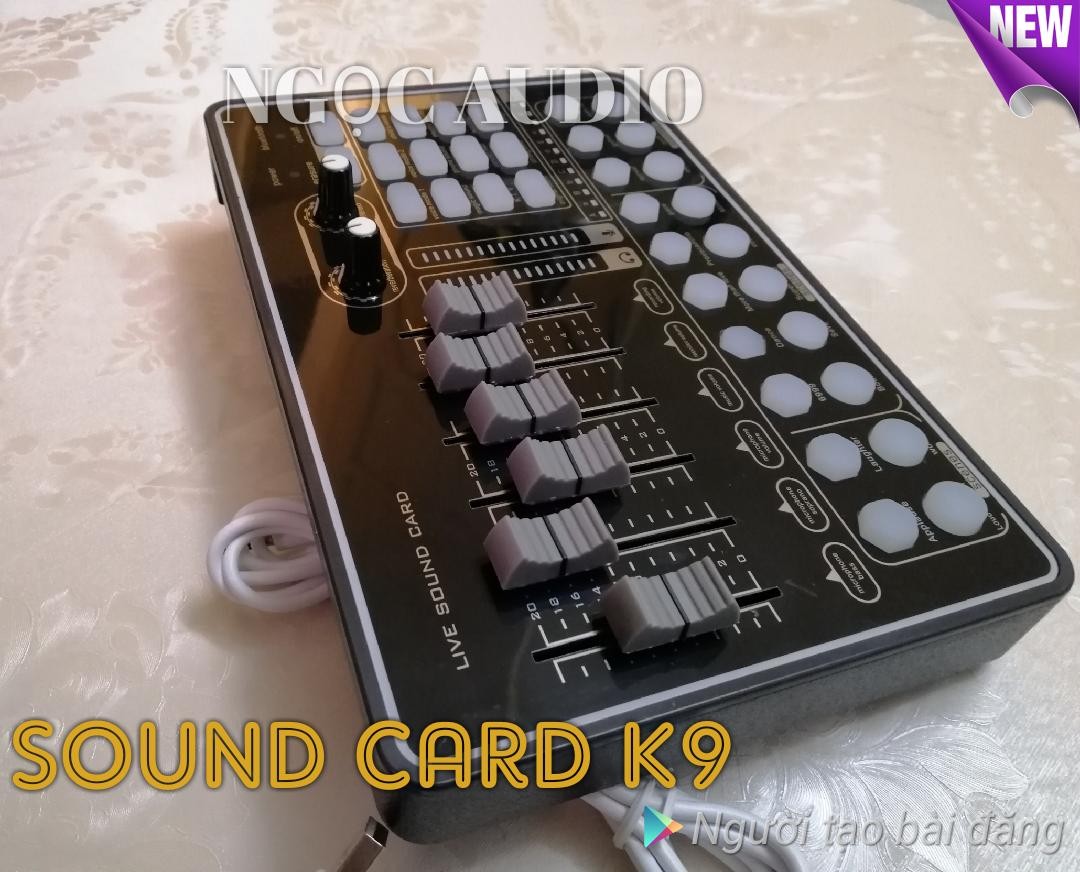 Sound card Mkai H9 có Bluetooth hay sound card k9 dòng có autu-tune (Mã SP: 2384)
