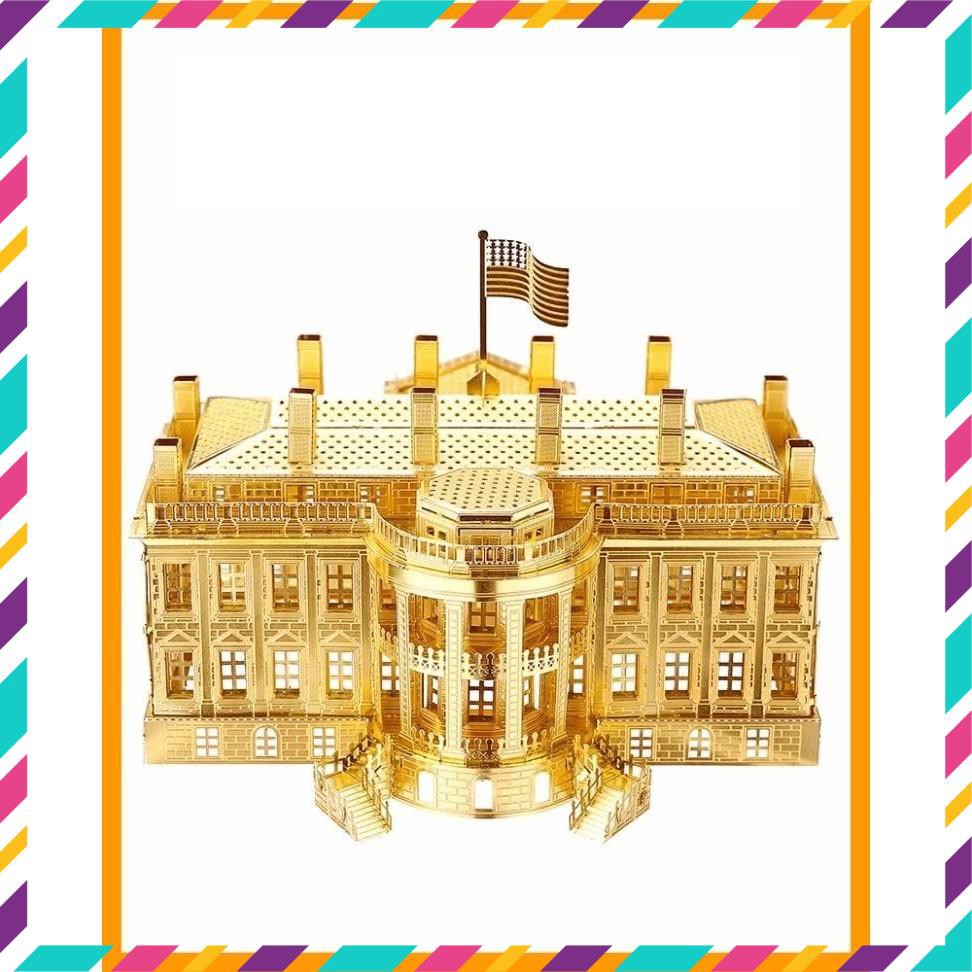 Mô hình lắp ráp kim loại Nhà Trắng phủ Tổng thống Mỹ Piececool P010-G