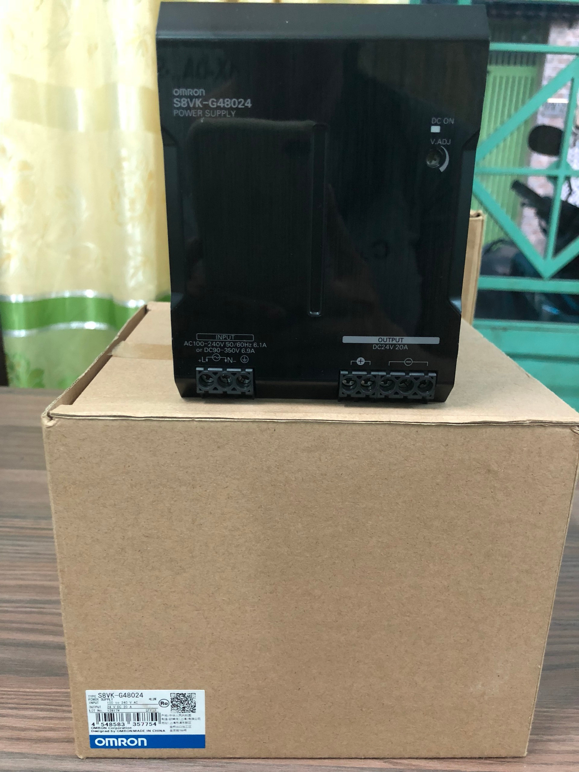 Bộ nguồn Omron S8VK-G48024 20A 24V 480W