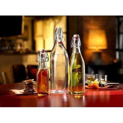 Chai thủy tinh vuông Swing Bormioli Rocco - 1 lít