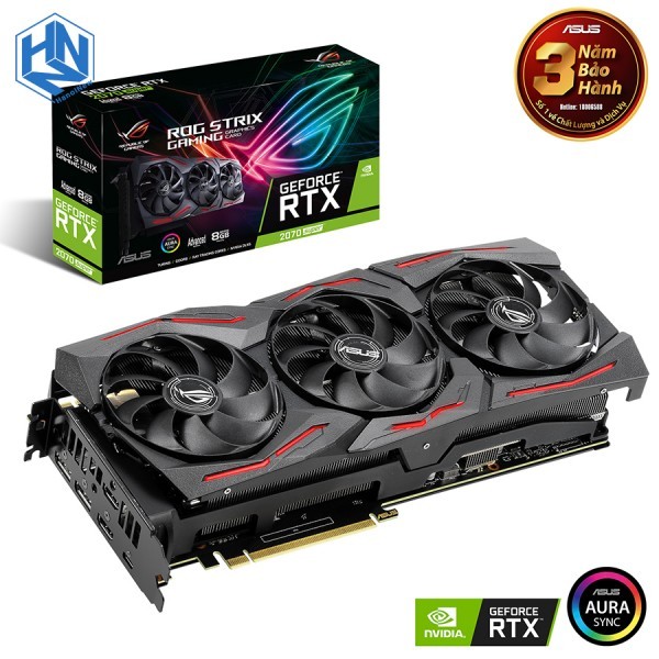 Card đồ họa - VGA Card Asus Rog Strix RTX2070S A8G Gaming