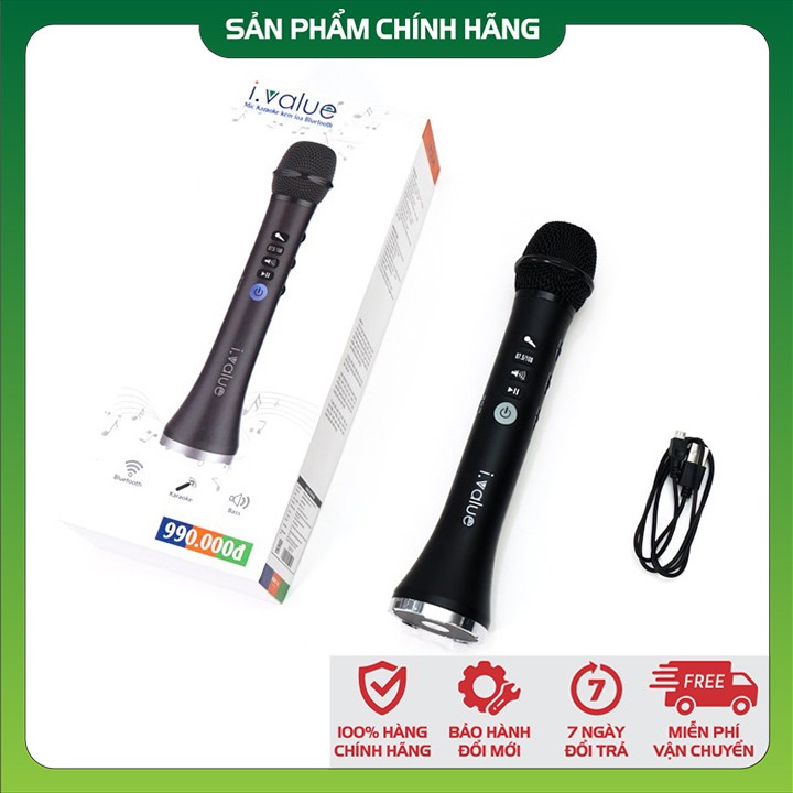 Micro không dây Karaoke kết nối Bluetooth I.Value MT-M001