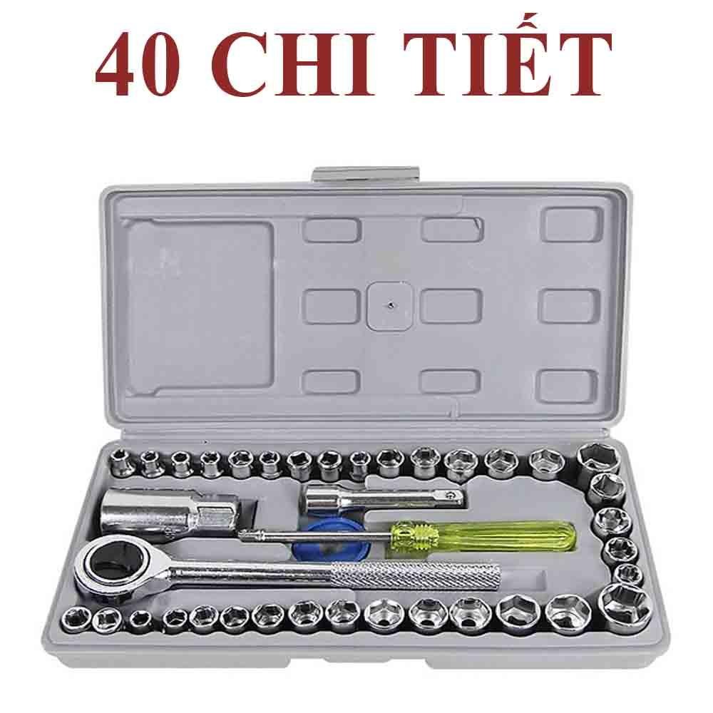 Bộ dụng cụ sửa chữa ôtô và xe máy 40 món (Mã SP: Bộ dụng cụ sửa chữa ôtô và xe máy 40 món)