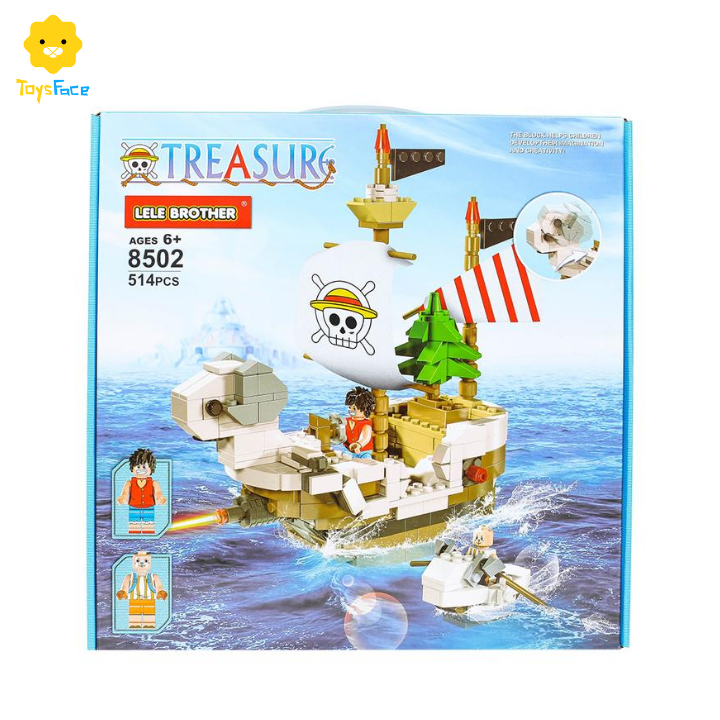 Đồ chơi lắp ráp golden merry one piece lele brother 8502