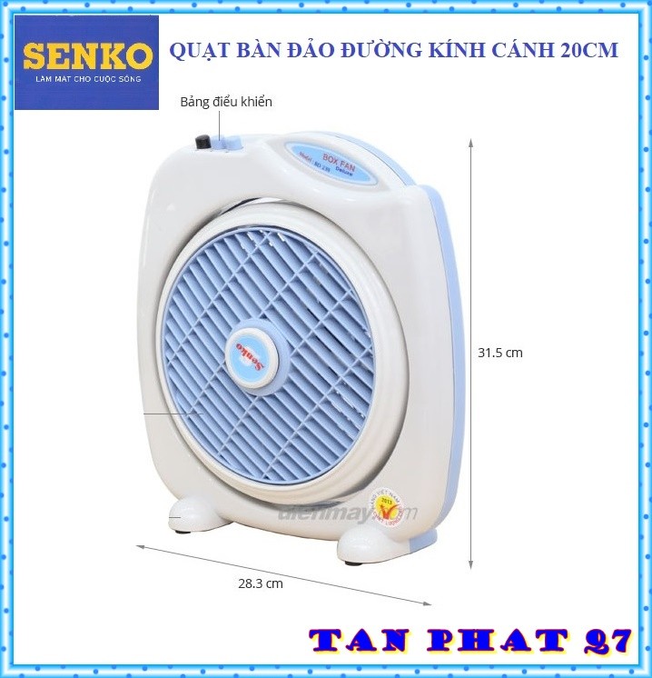 Quạt hộp mini b2 senko màu ngẫu nhiên