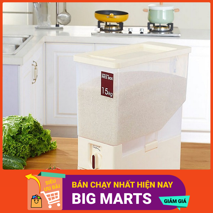 Thùng đựng gạo thông minh Rice Dispenser - 12 kg