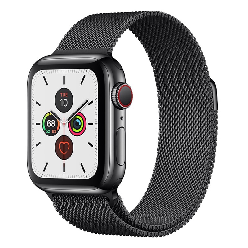 Đồng hồ thông minh Apple Watch S5 LTE (Series 5 LTE)  - 40mm, viền thép dây thép