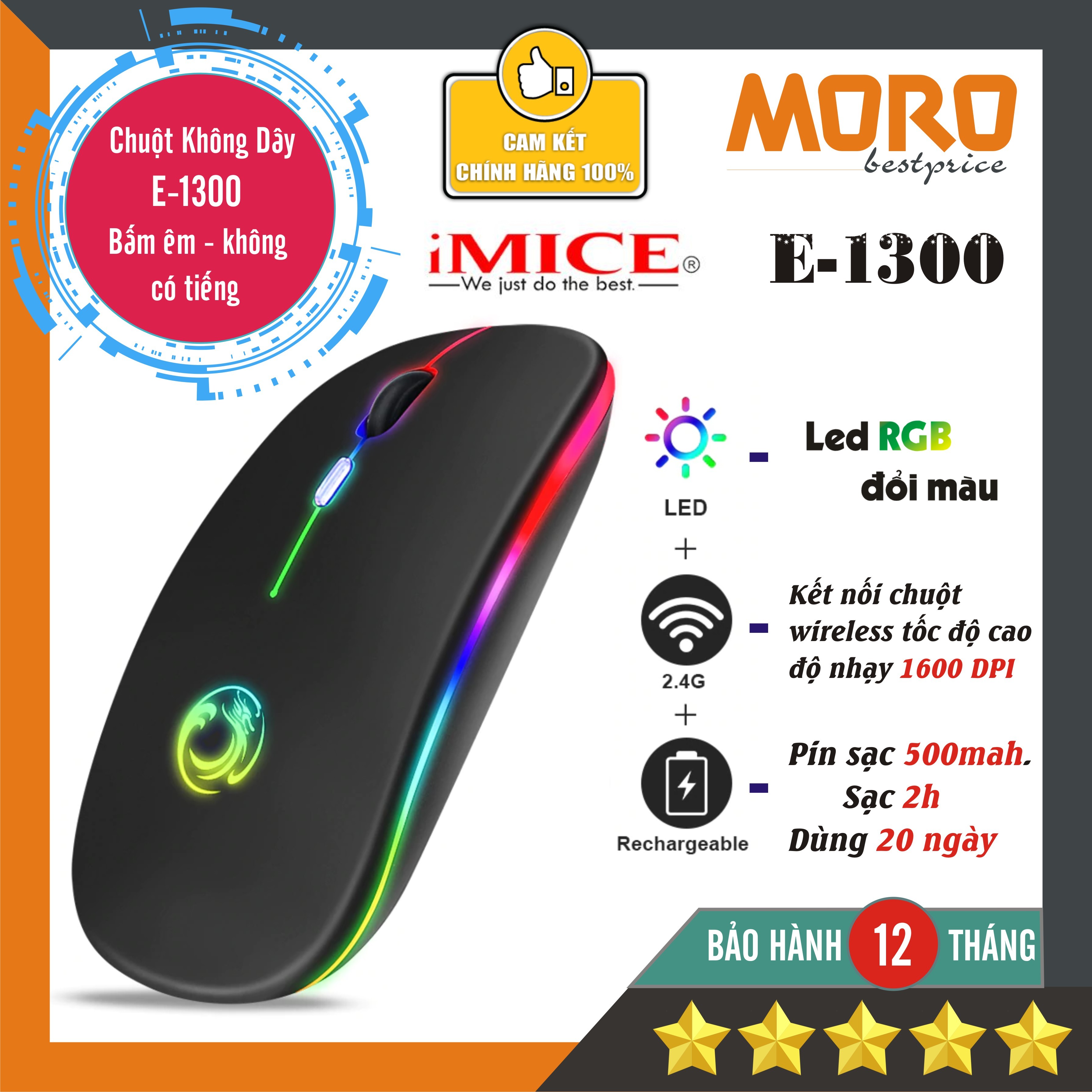 Chuột không dây Imice E1300