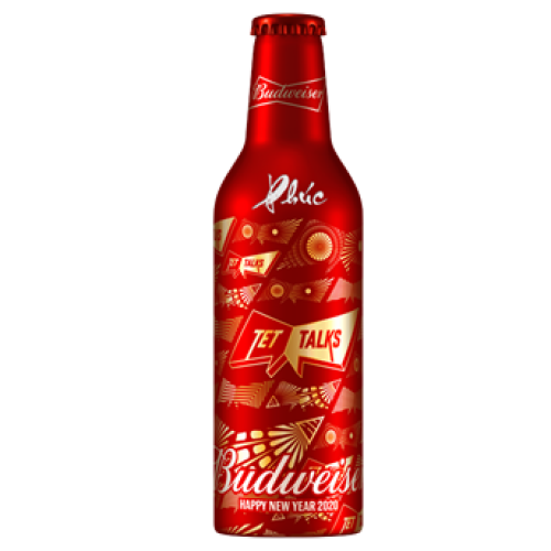 Thùng bia Budweiser Aluminum 24 chai x 355ml