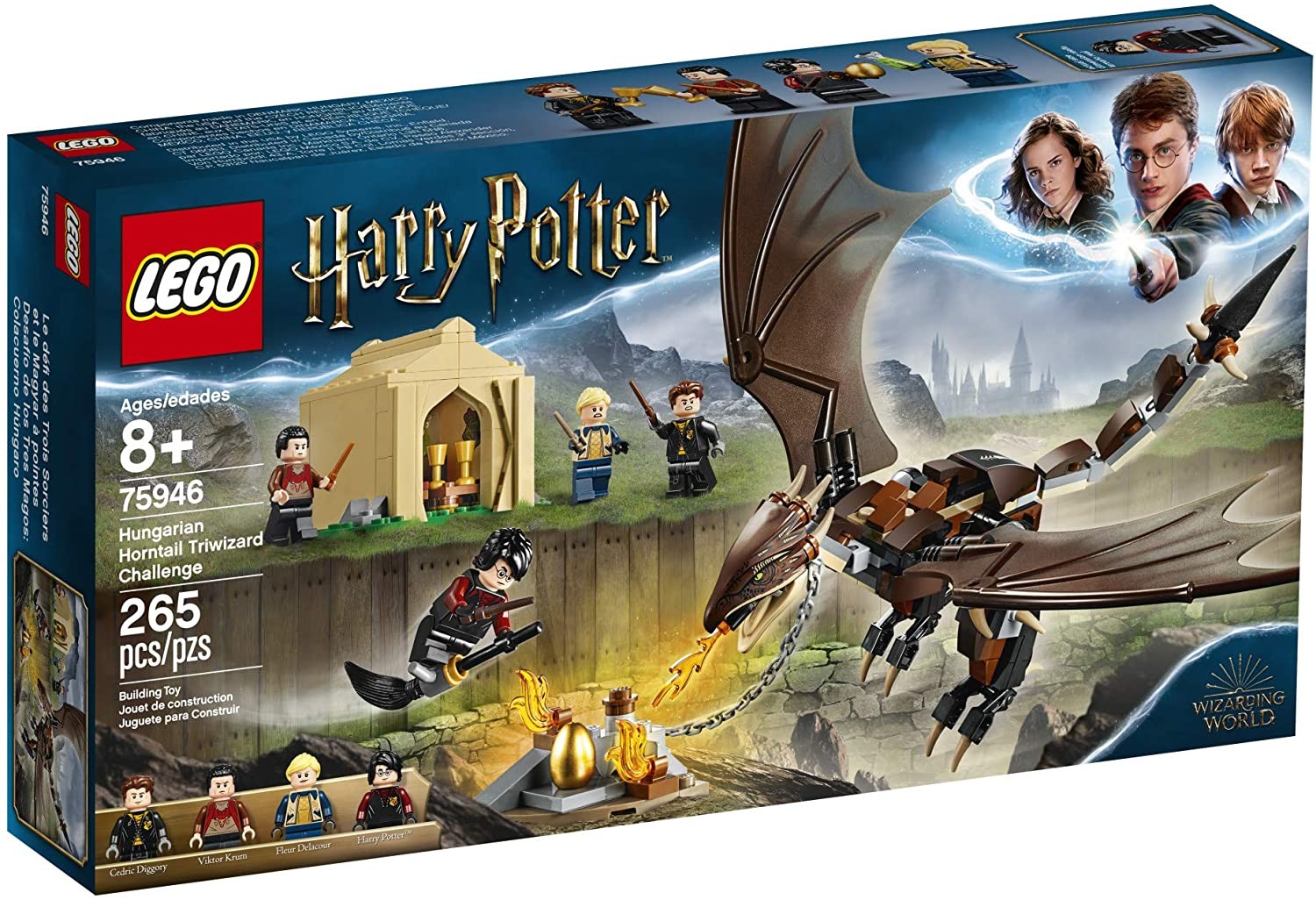 Đồ chơi lắp ráp Lego Harry Potter 75946 - Đối Đầu Rồng Đuôi Gai