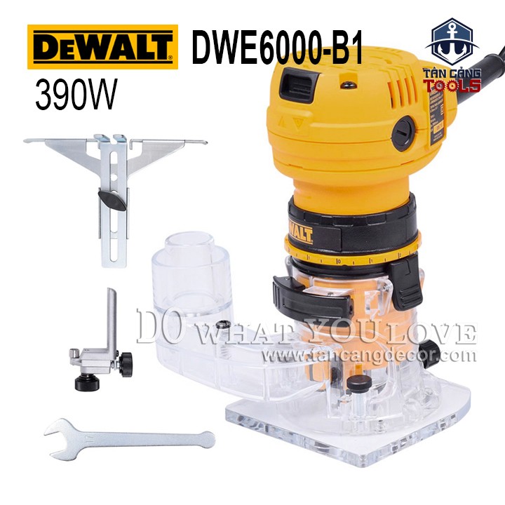 Máy phay dewalt dwe6000-b1 390w