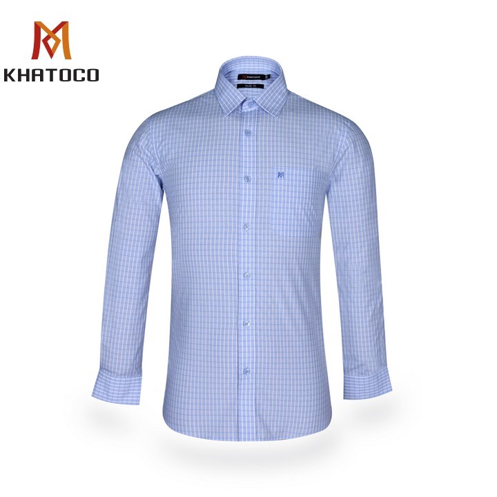 Áo sơ mi Khatoco A1MD398T1 Tailor fit