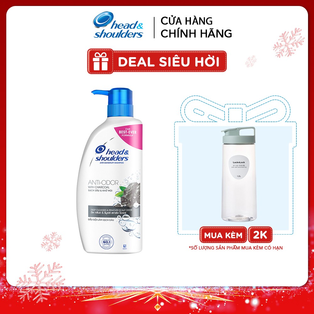 Dầu Gội Sạch Gàu Head & Shoulders Than Hoạt Tính 625ml