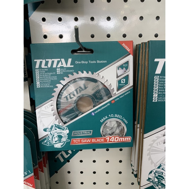 Lưỡi cưa gỗ hợp kim TCT 140mm Total TAC232241
