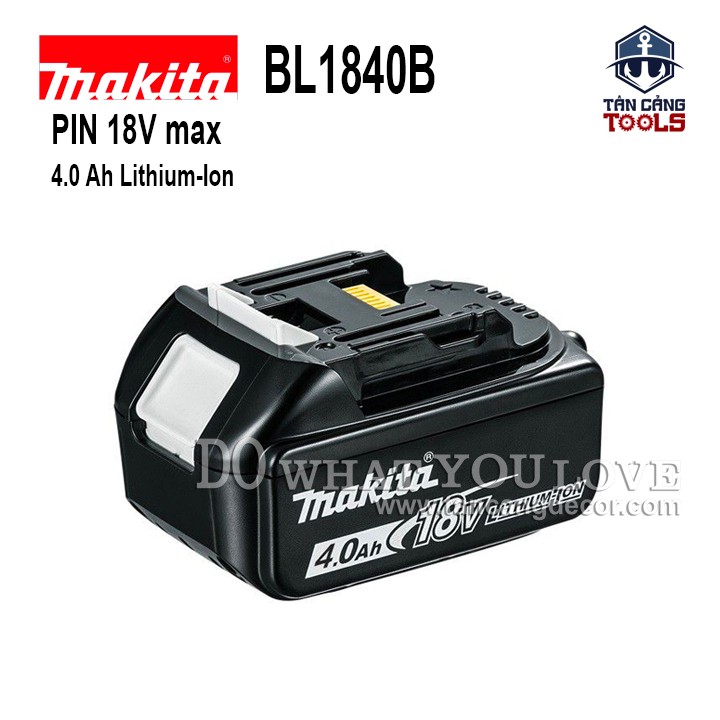 Pin 18v 4.0ah makita bl1840b lithium - ion