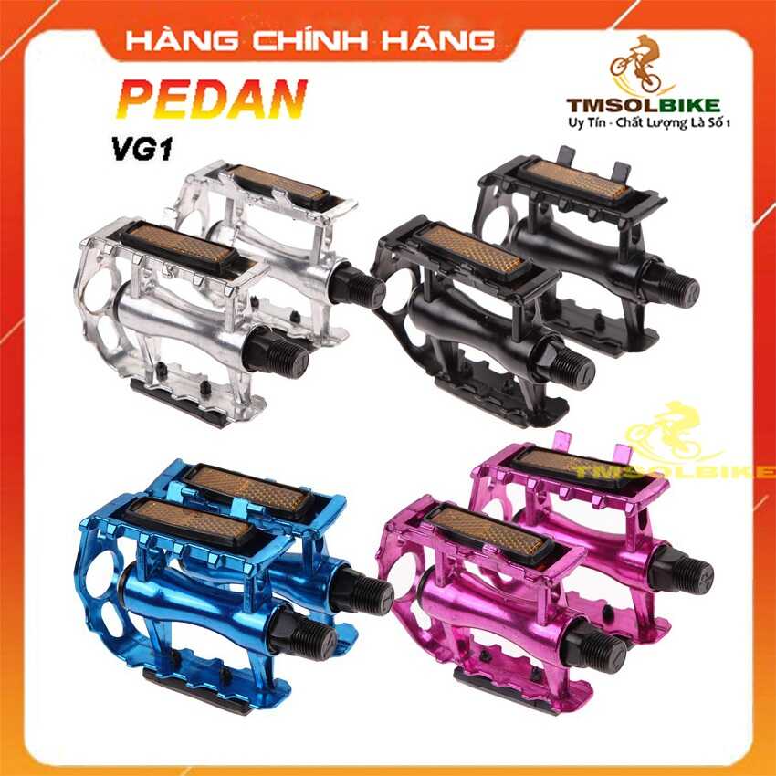Pedan Xe Đạp Hợp Kim Nhôm Chống Trượt Bàn Đạp Xe Đạp Thể Thao VG1 Pedal Xe Đạp Vòng Bi VG1 (Mã SP: PDVG1)
