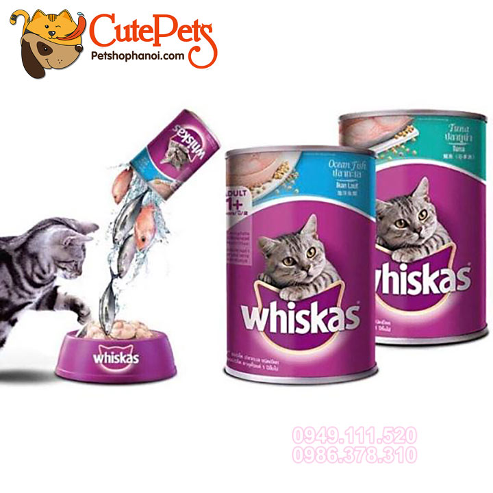 Pate lon Whiskas Adult 400g Thức ăn cho mèo - CutePets
