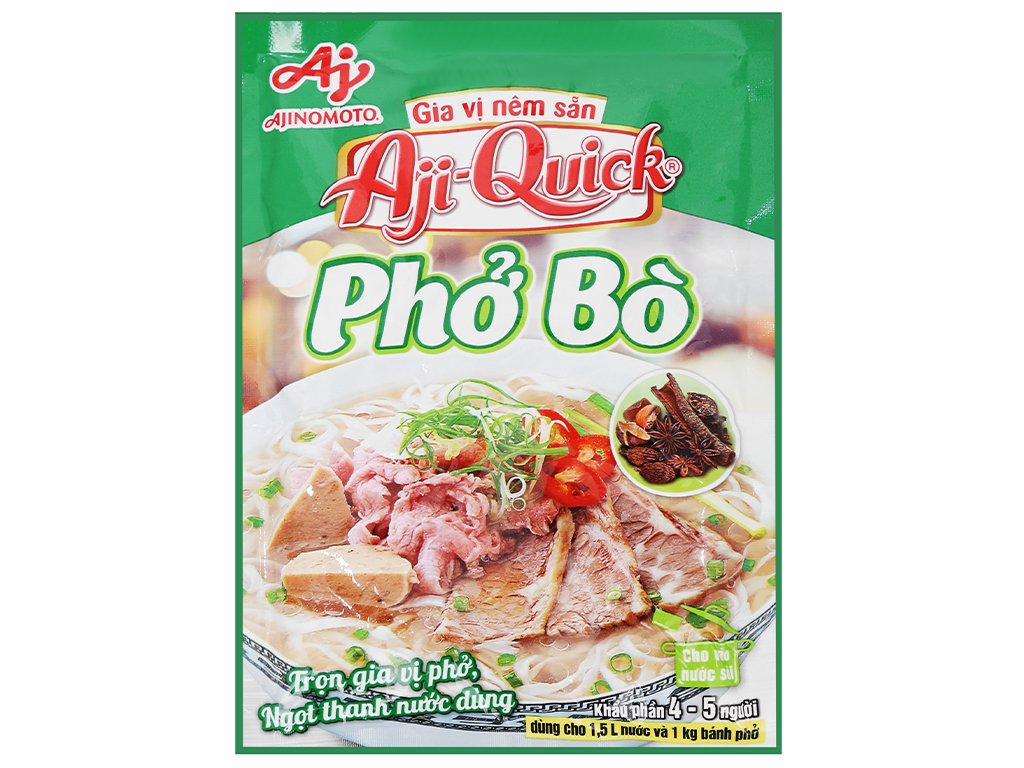 Gia vị nấu phở bò Aji Quick 59g (Mã SP: 2586_60254976)
