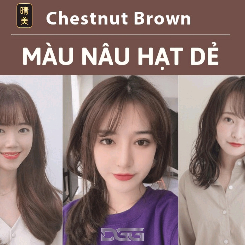 Dầu Gội Nhuộm Thảo Dược KOMI Nhật Bản Màu Nâu Hạt Dẻ (Mã SP: 276_63667176)