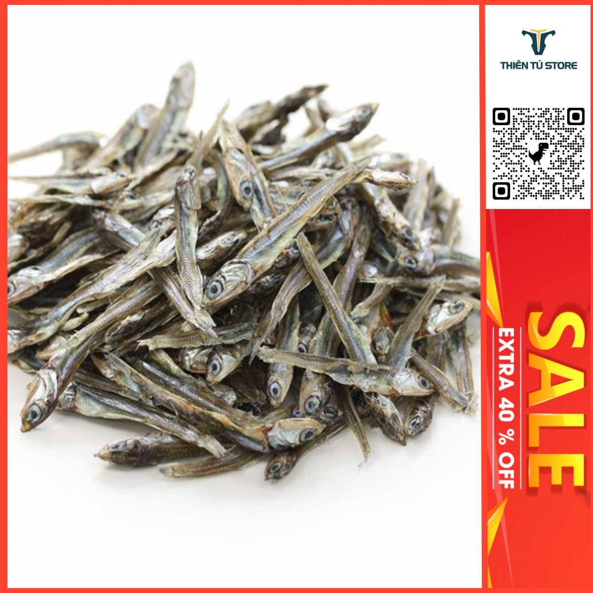 Khô cá cơm chất lượng loại 1 , hàng mới , vệ sinh an toàn thực phẩm , không hóa chất không phẩm màu Thiên Tú Store chuyên kinh doanh nông sản khô , hải sản khô mực khô , tôm khô chất lượng (Mã SP: CACOMKHOT2-50GR-DÙNGTHỬ)
