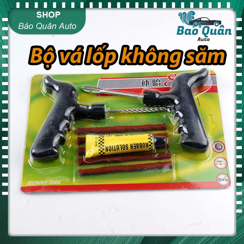 Bộ vá lốp không săm ô tô xe máy 8 chi tiết (Mã SP: A059)