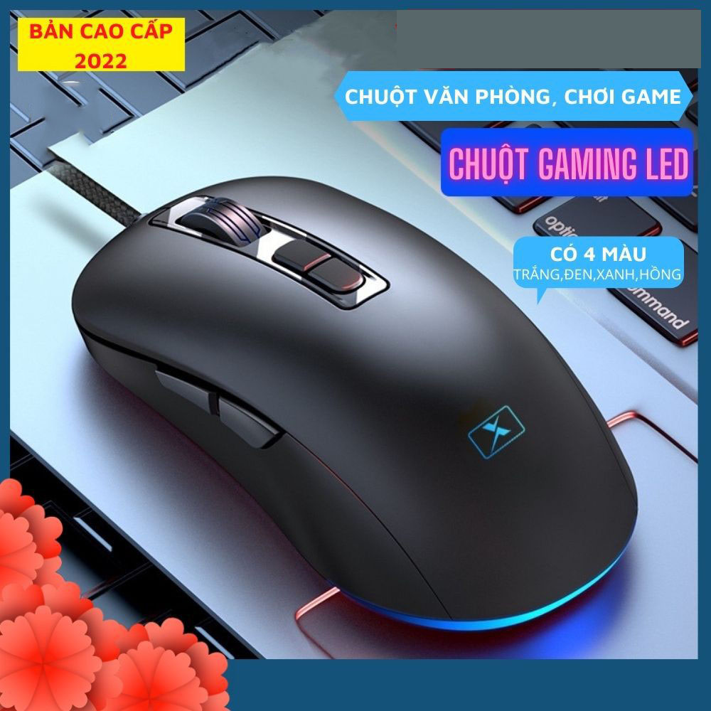 Chuột Máy Tính Laptop PC Có Dây M383 Led RGB Đổi Màu Cực Đẹp Dùng Văn Phòng Chơi Game Cực Đã Bản Đặc Biệt 2023 (Mã SP: M383_XSM_95)