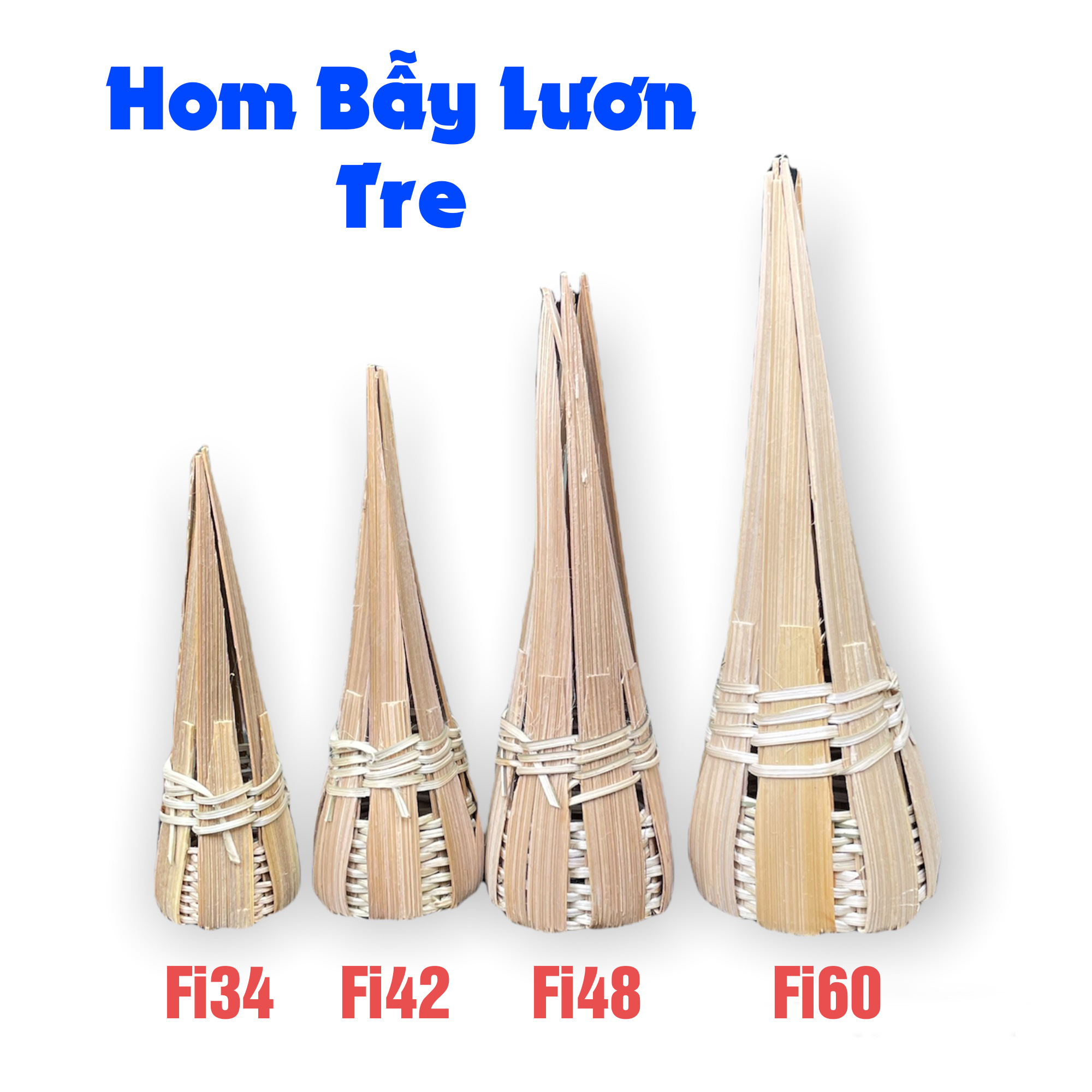 Combo 10 Hom Lươn đẹp chuẩn, giao hàng toàn quốc 24/7 (Mã SP: Hom Lươn Tre)