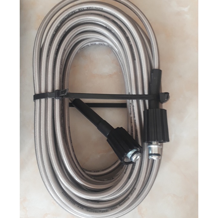 Ống dây rửa xe cho máy bơm xịt rửa xe áp lực cao bọc vỏ dù cao cấp (Mã SP: DÂY RỬA XE ÁP LỰC CAO)