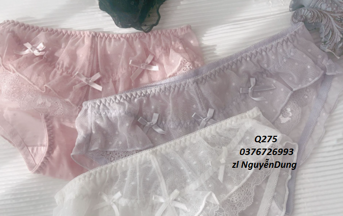 Quần Lót Nữ Ren Bi Phối Hoa Thời Trang Xuất Đông Âu ( Q275 ). Hàng Loại Đẹp. (Mã SP: 275)