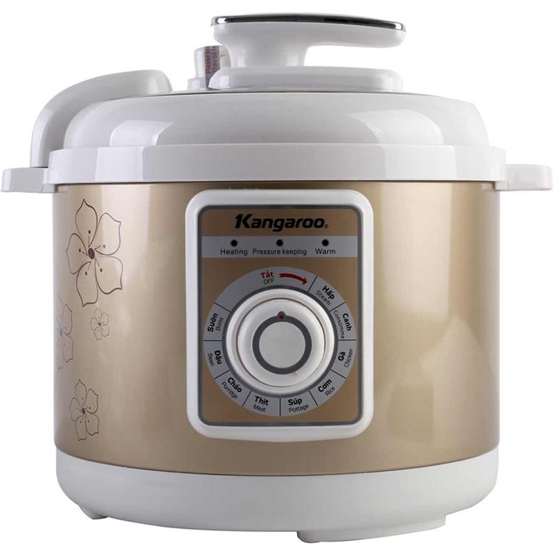Nồi áp suất điện Kangaroo 5L KG135 - Vàng (Mã SP: 00757138)