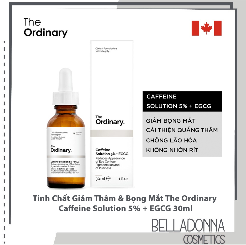 Tinh Chất Giảm Quầng Thâm & Bọng Mắt The-Ordinary Caffeine Solution 5% + EGCG 30ml (Mã SP: Ordinary.Caffeine)