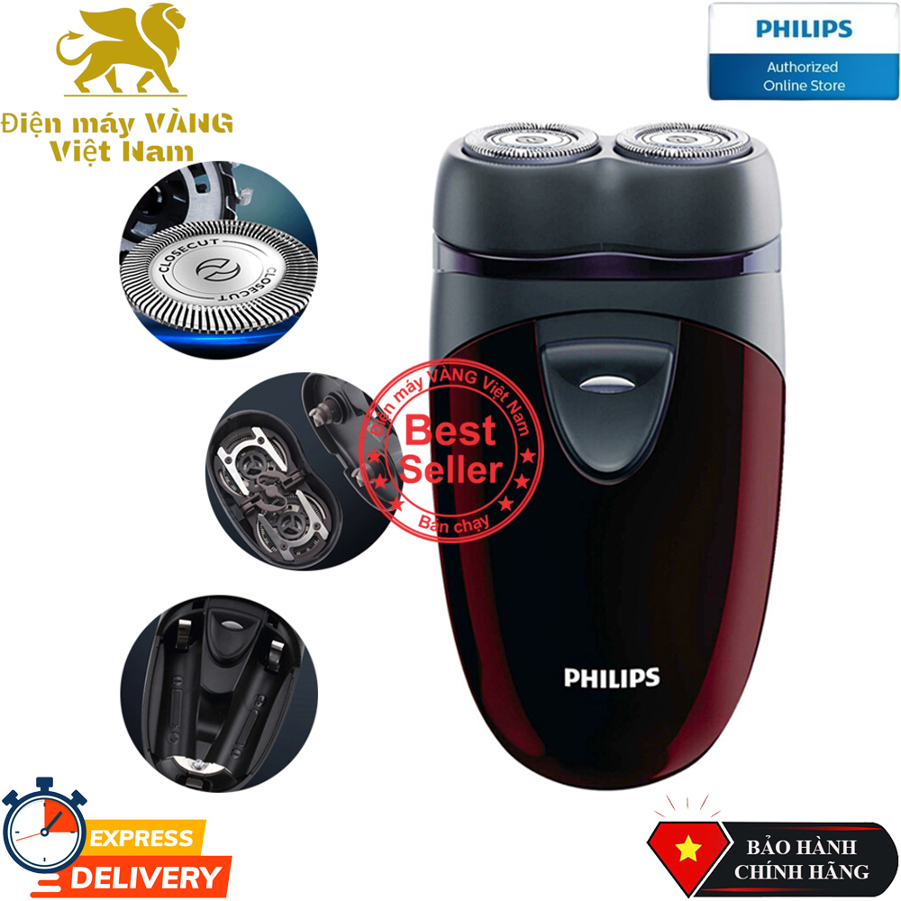 Máy cạo râu Philips PQ206 - Hàng chính hãng - Bảo hành 02 năm tại các Trung tâm bảo hành Philips trên toàn quốc