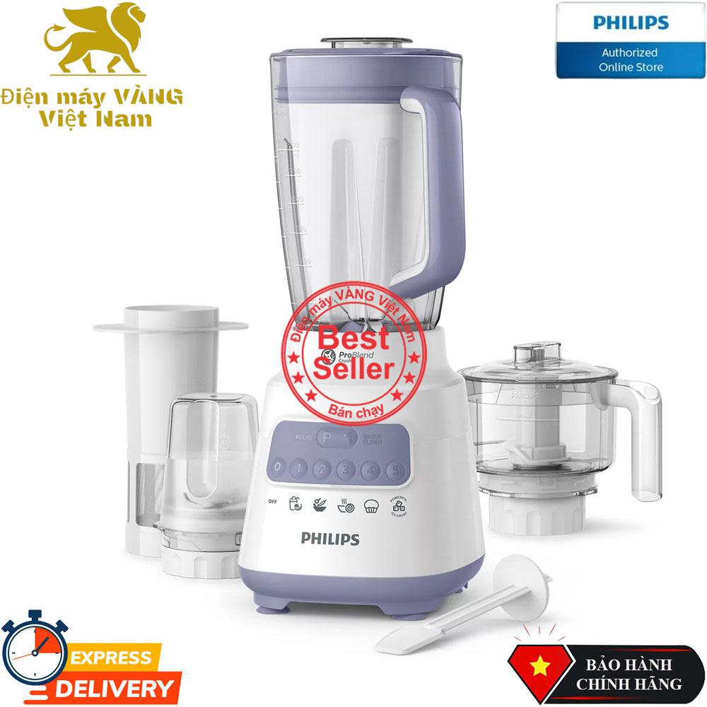 Máy xay sinh tố thế hệ mới Philips HR2223 thay thế cho model HR2118 (Mã SP: HR2223)