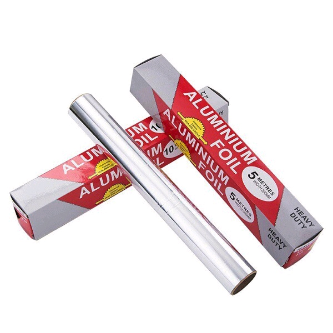 Giấy bạc bọc thực phẩm 5m nướng & giữ nóng thực phẩm – Cho món ăn thơm ngon, tròn vị Giấy bạc nướng làm từ một loại nhôm cán mỏng, dùng để gói, phủ lên thức ăn khi nấu nướng hoặc để bảo quản. Ngoài ra, giấy bạ (Mã SP: 1532_95846858)