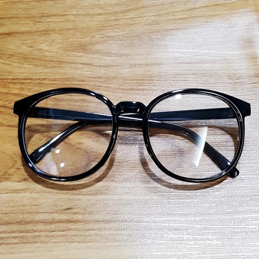 Kính Mắt Giả Cận Tròng Không Độ Gọng Nhựa Form Tròn Bầu Đen Siêu Xinh Kiểu Đơn Giản (Mã SP: Kính Mắt Giả Cận Tròng Không Độ Gọng Nhựa For)