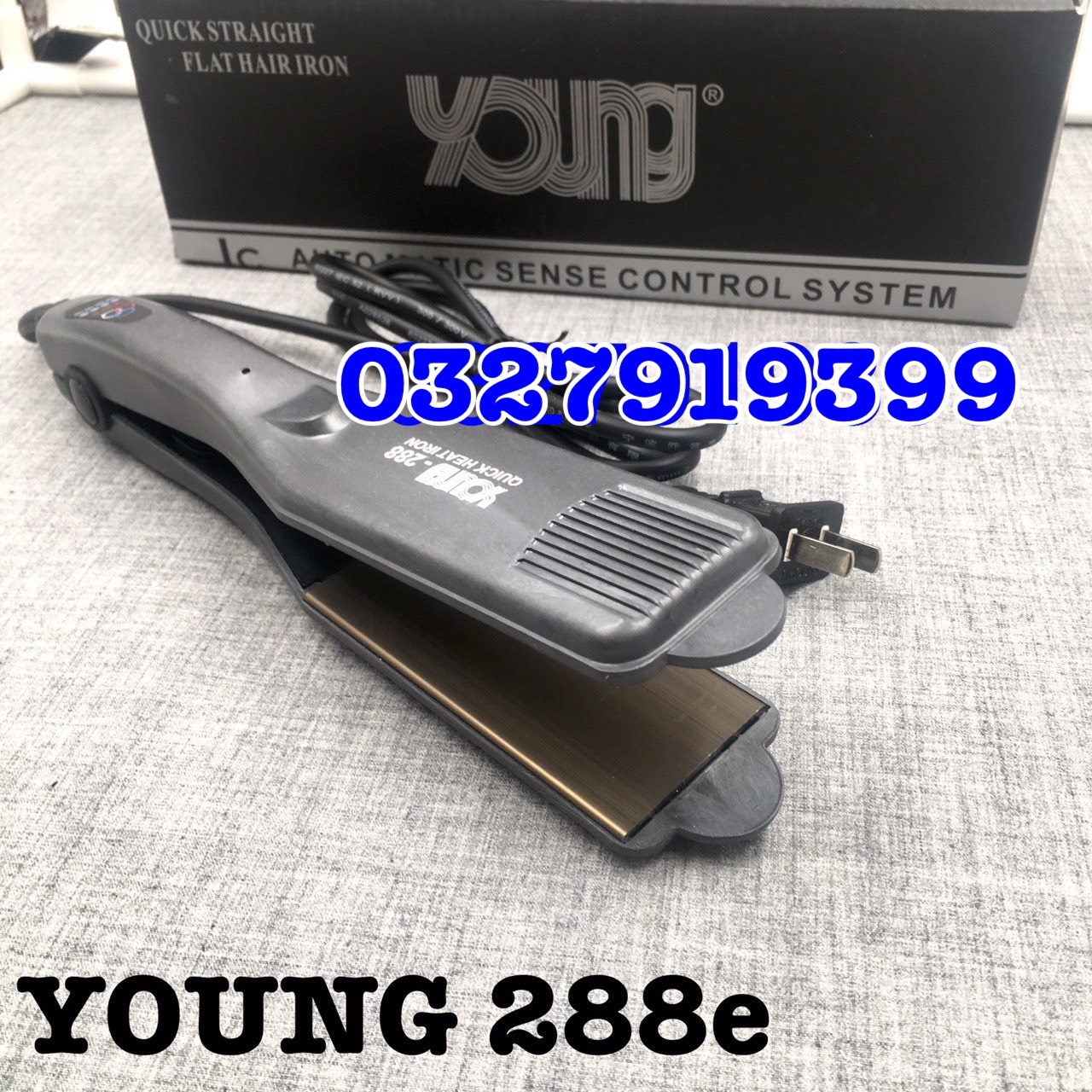 Máy duỗi tóc bản lớn young 288 tặng kẹp vịt