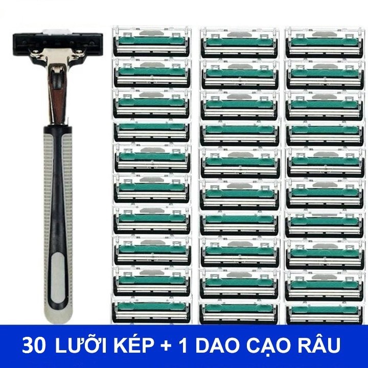 Bộ Dao cạo râu 36 lưỡi kép tặng tuýp kem tiện lợi (Mã SP: 1362_96411658)