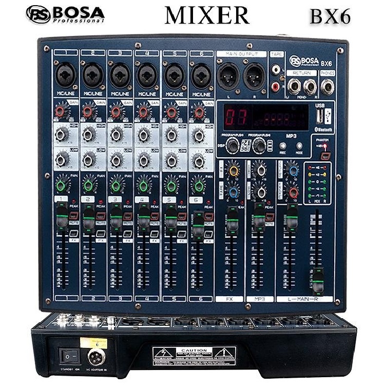 Mixer Karaoke Bosa BX6 (Mã SP: BX6)