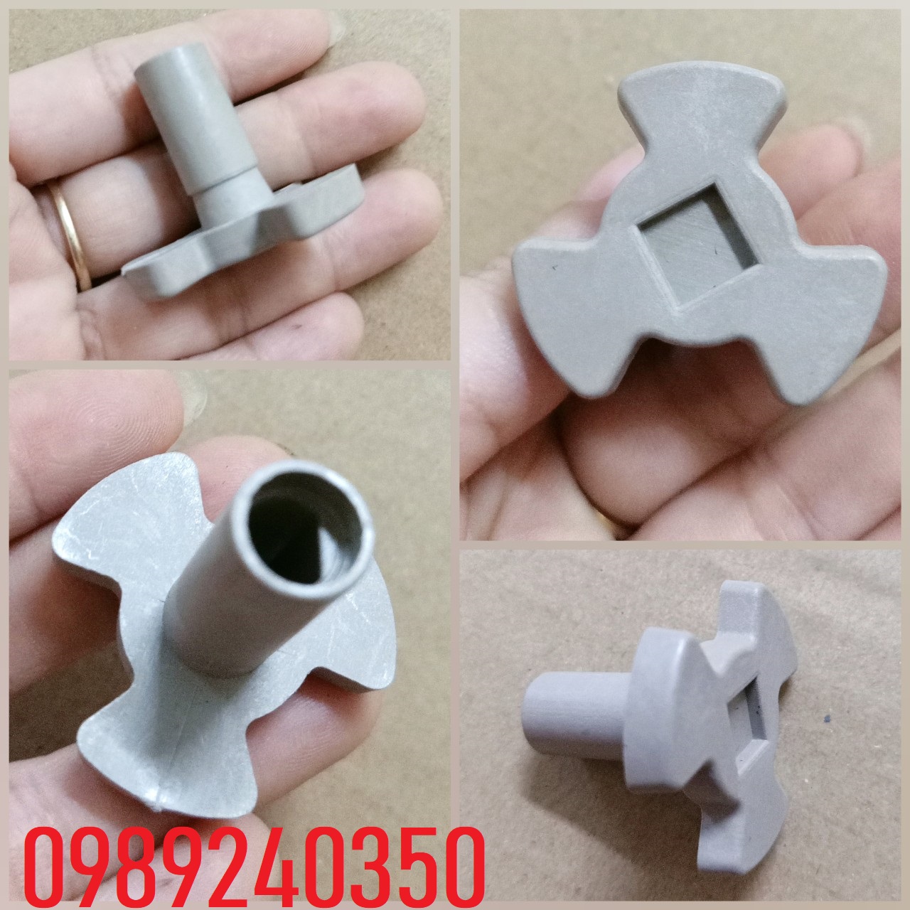 Trục xoay đỡ đĩa quay lò vi sóng (trục dài 2,3cm) loại tốt (Mã SP: DE044)