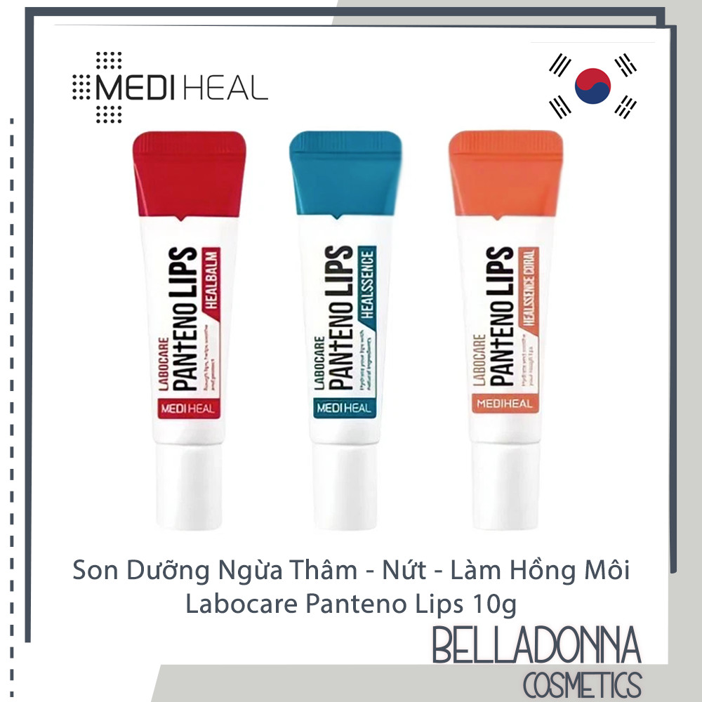 [HCM] Son Dưỡng Ngừa Thâm - Nứt - Làm Hồng Môi Labocare Panteno Lips 10g (3 màu) (Mã SP: labocare.son-duong)